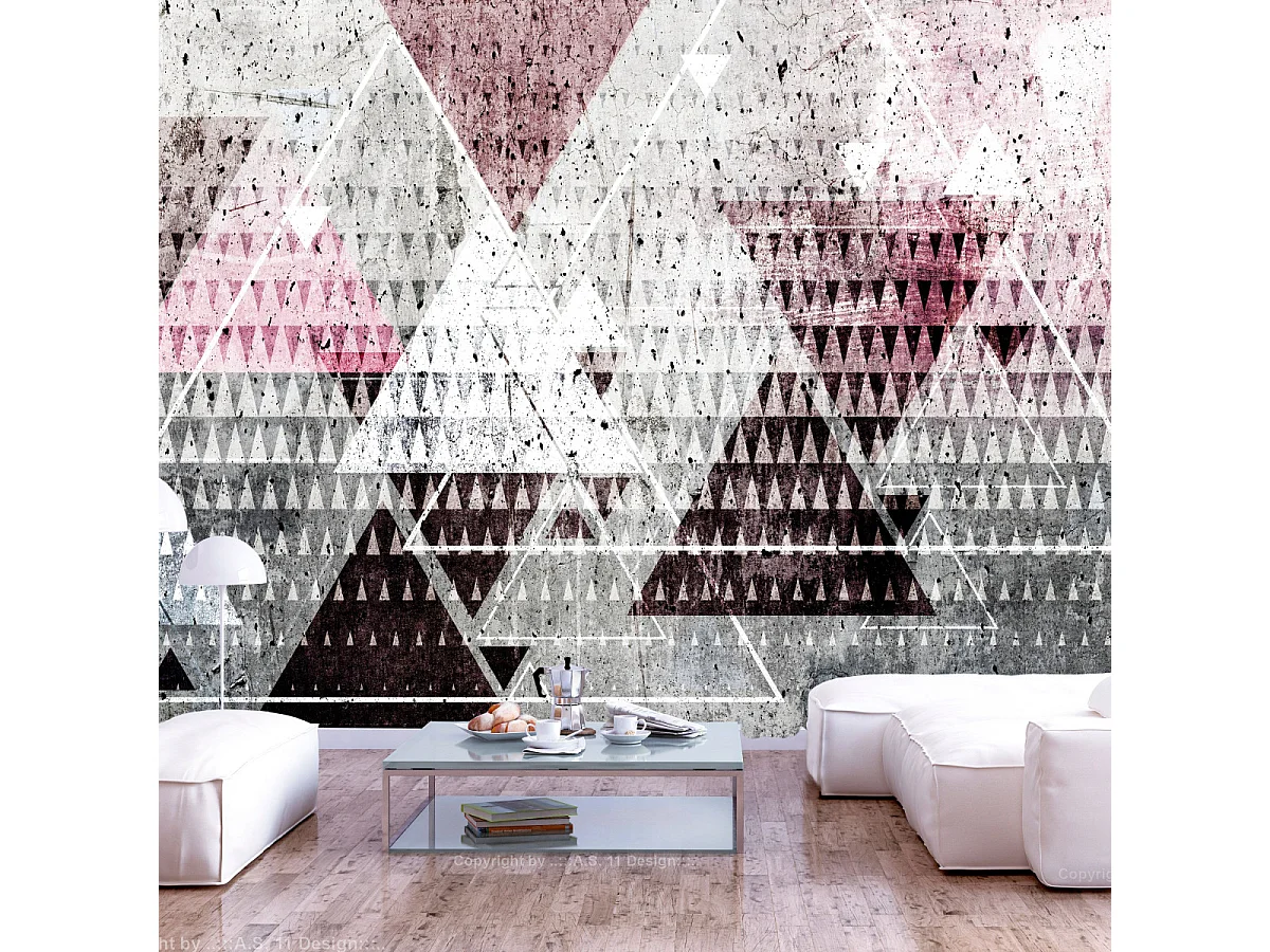 Papier Peint "Triangles" 175 x 250 cm