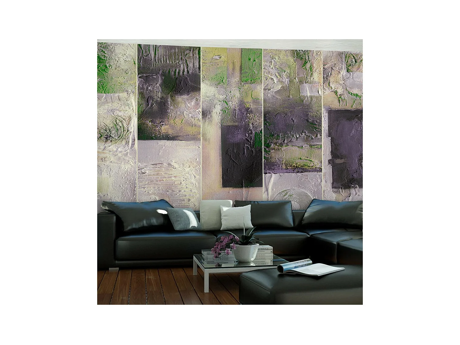 Papier Peint "Rainy Landscape" 50x1000cm