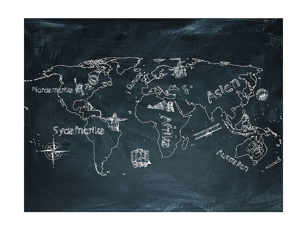 Papier Peint "Petit Voyage. Grand Voyage en Allemand" 193 x 250 cm