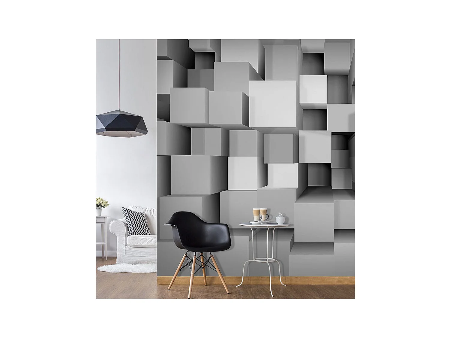 Papier Peint "Mechanical Symmetry" 70 x 100 cm