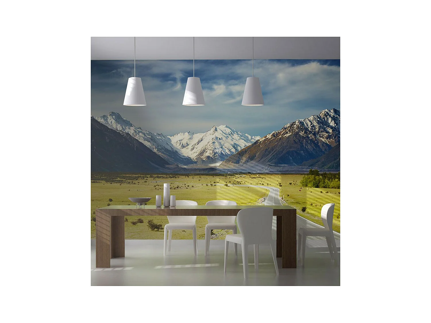 Papier Peint "Southern Alps, New Zealand" 231 x 300 cm