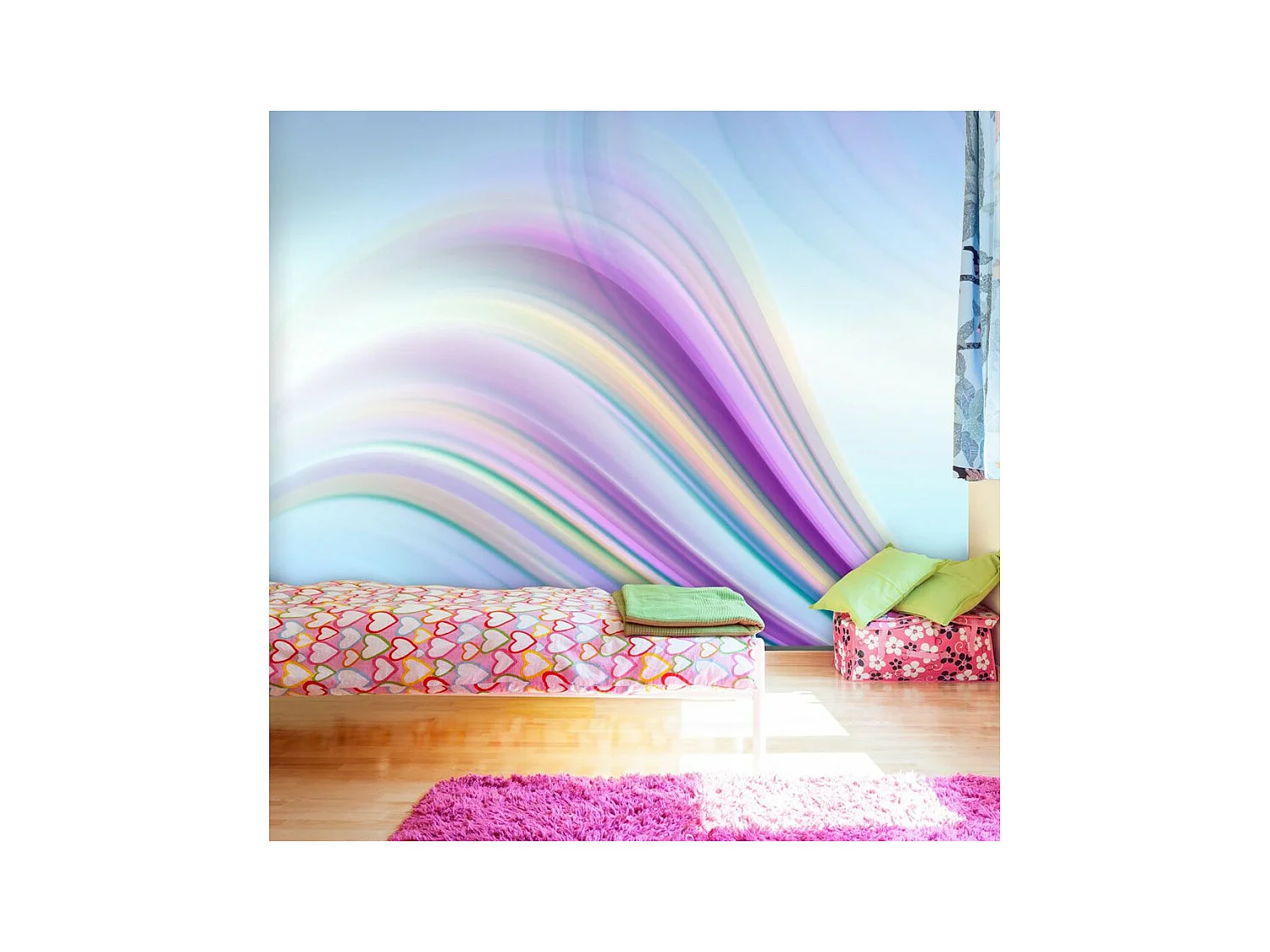 Papier Peint "Rainbow Abstract Background" 231 x 300 cm