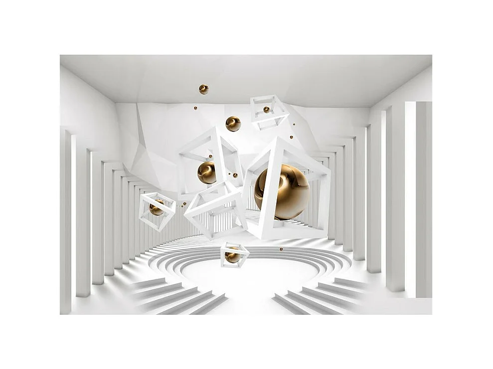 Papier Peint "Geometrical Corridor" 70 x 100 cm