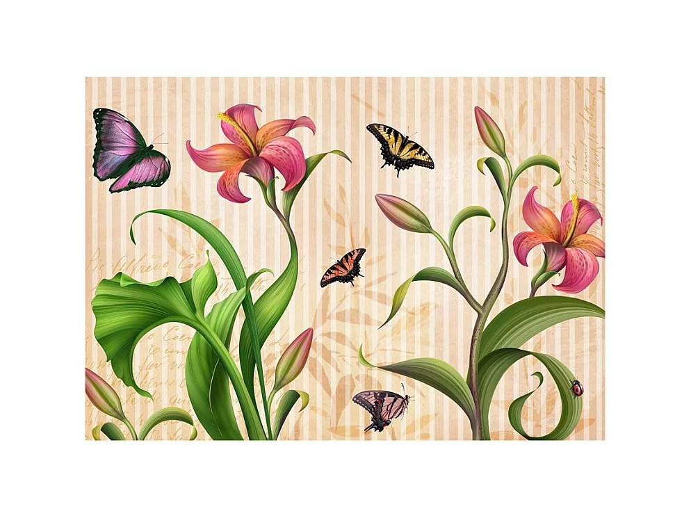 Papier Peint "Vintage Spring" 105 x 150 cm