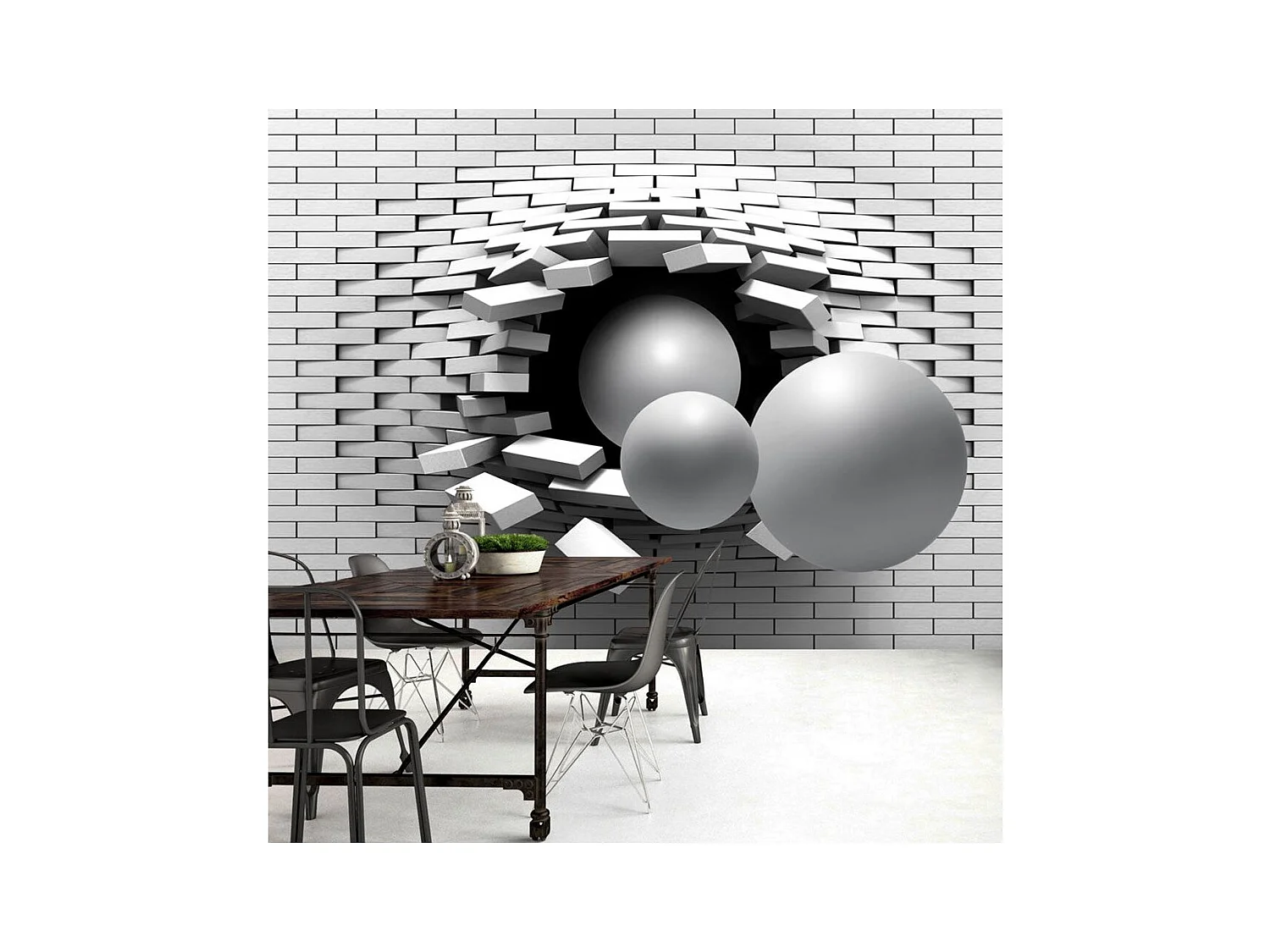 Papier Peint "Another Brick in the Wall" 140 x 200 cm