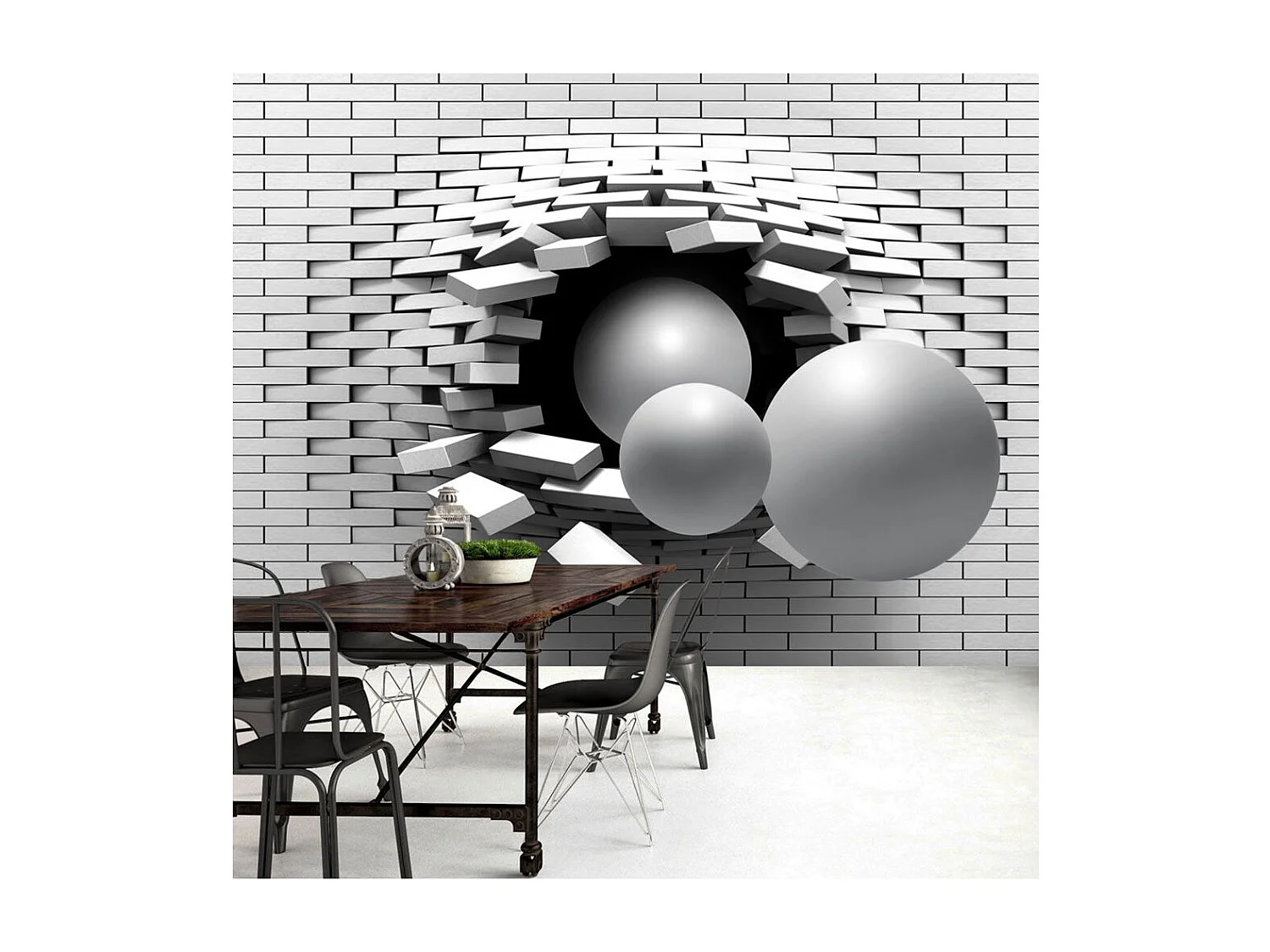 Papier Peint "Another Brick in the Wall" 140 x 200 cm