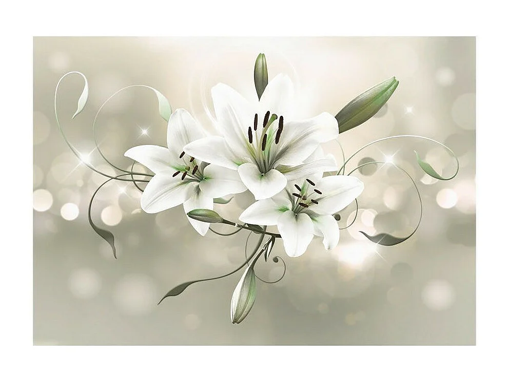 Papier Peint "Lily Flower of Masters" 105 x 150 cm