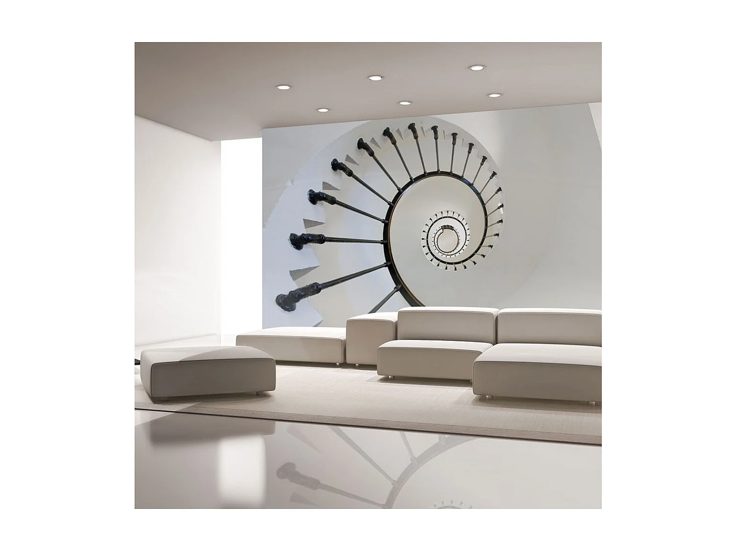 Papier Peint "Escaliers Phare" 154 x 200 cm