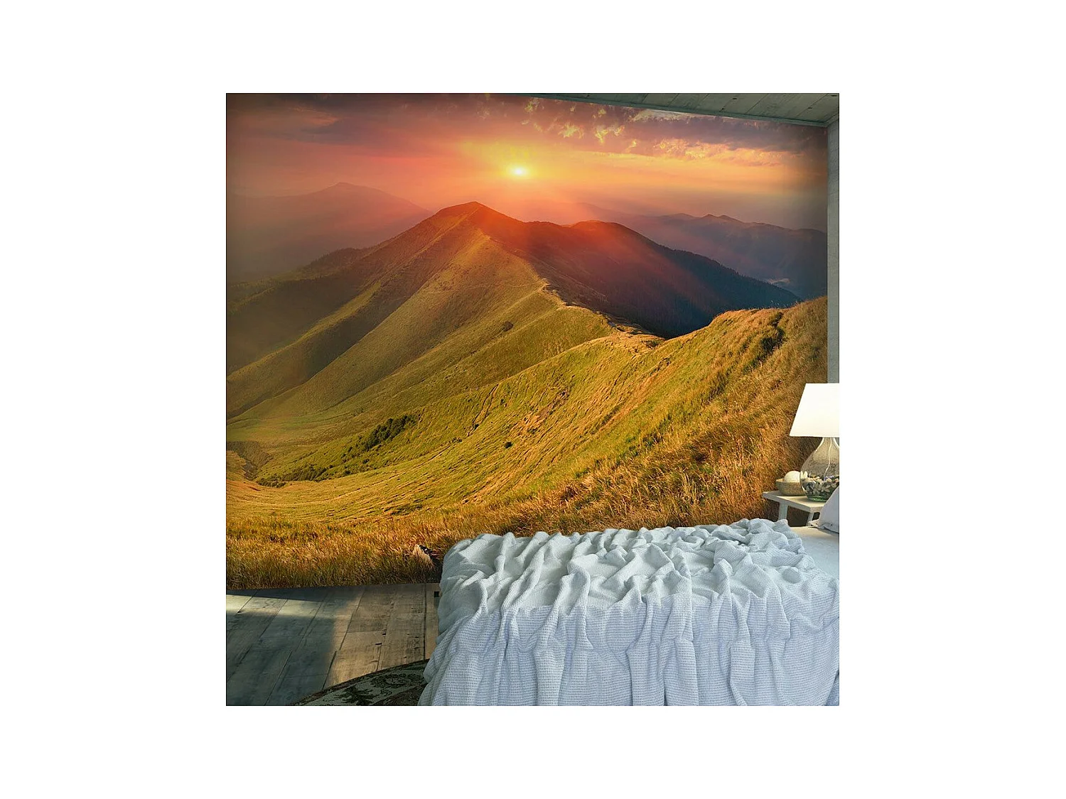 Papier Peint "Paysage D'automne, Carpates" 270 x 350 cm