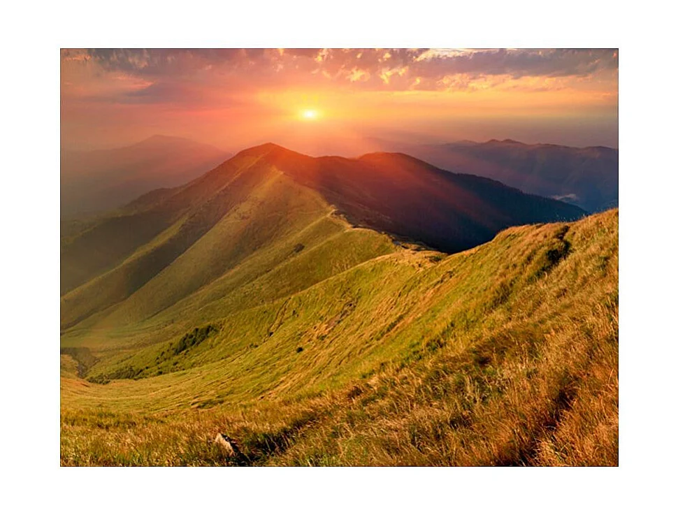 Papier Peint "Paysage D'automne, Carpates" 270 x 350 cm