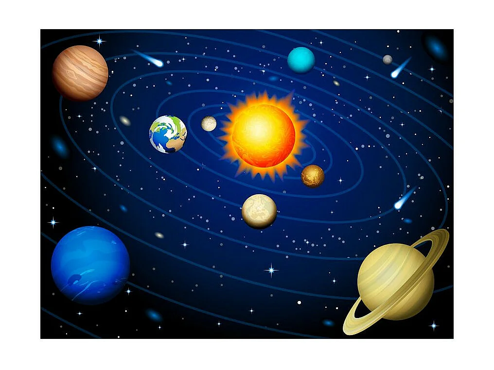 Papier Peint "Système Solaire" 231 x 300 cm