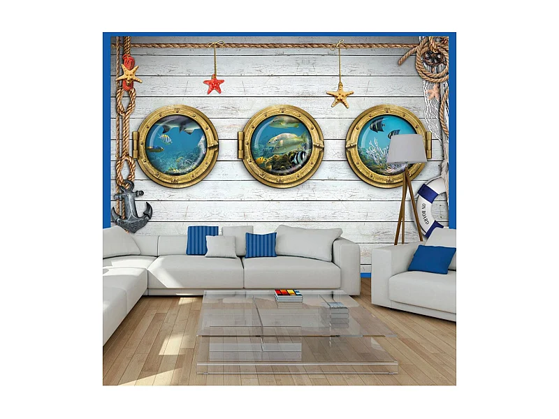 Papier Peint "Tree Portholes" 105 x 150 cm