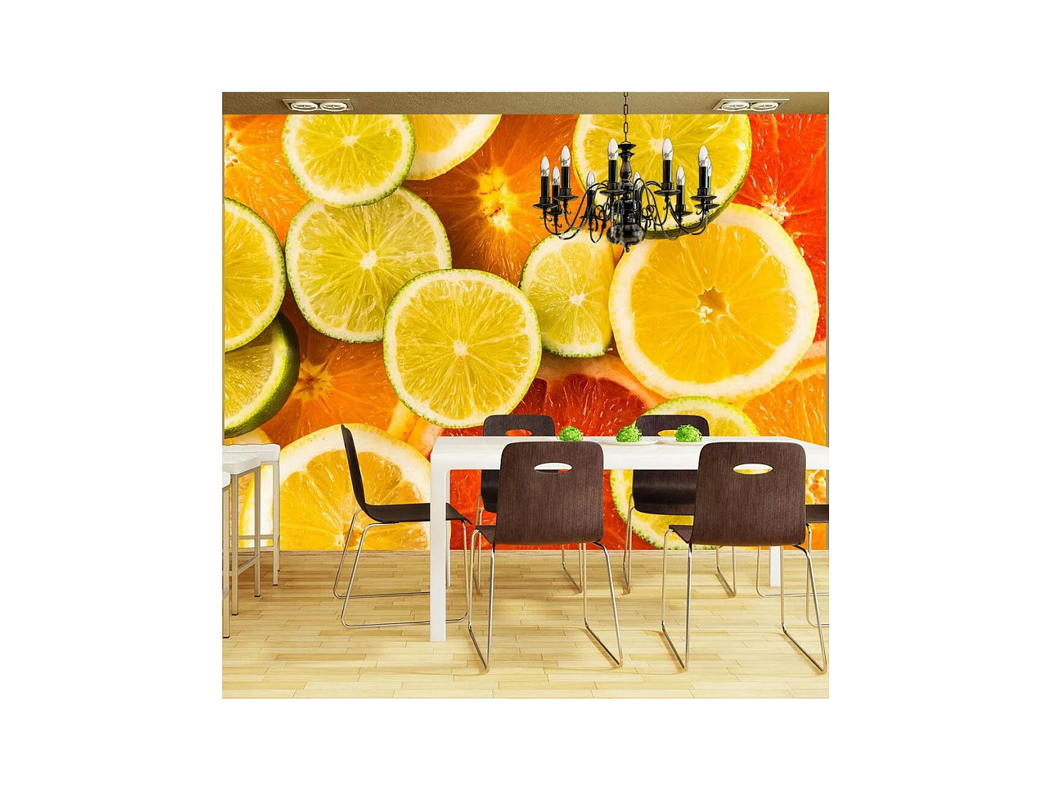 Papier Peint "Citrus Fruits" 193 x 250 cm