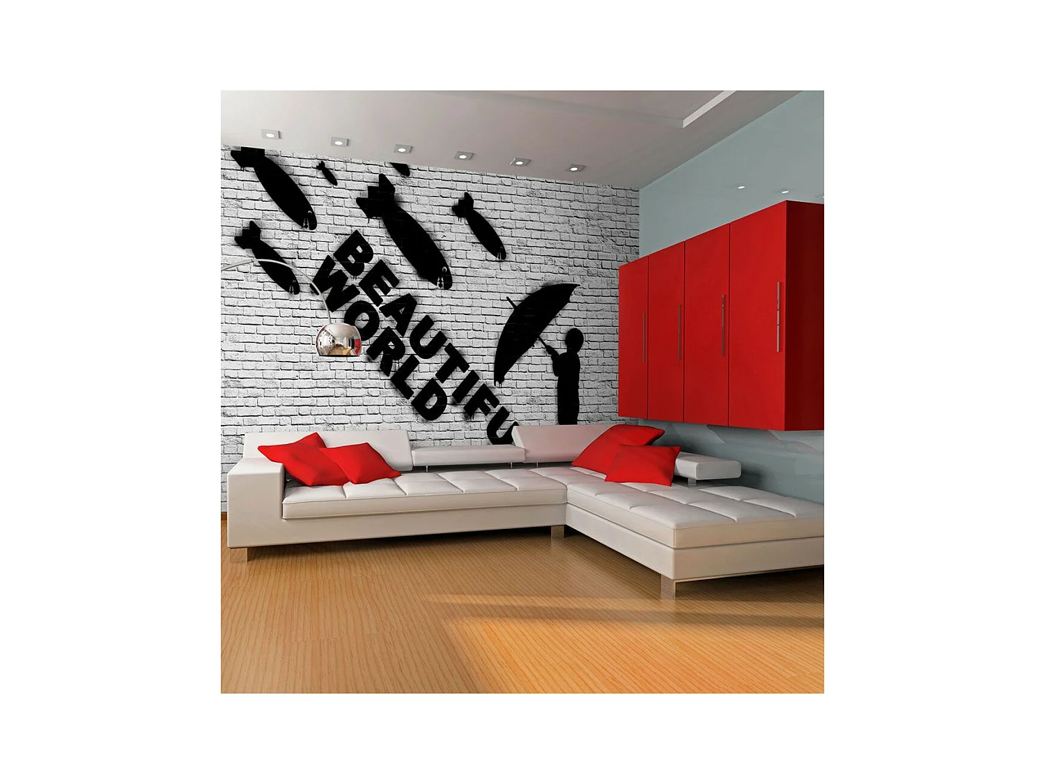 Papier Peint "Beautiful World" 154 x 200 cm