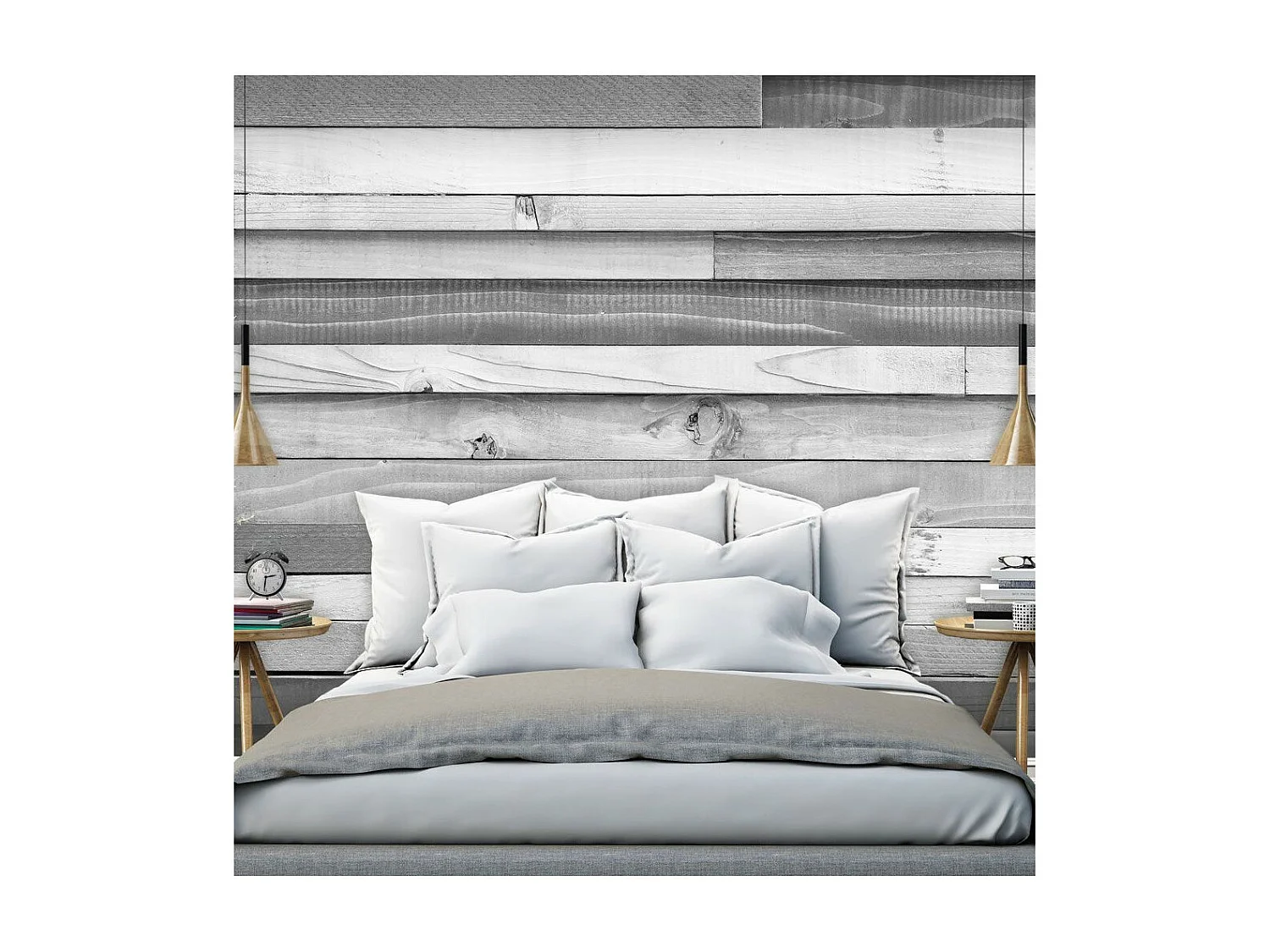 Papier Peint "Gray Mansion" 140 x 200 cm