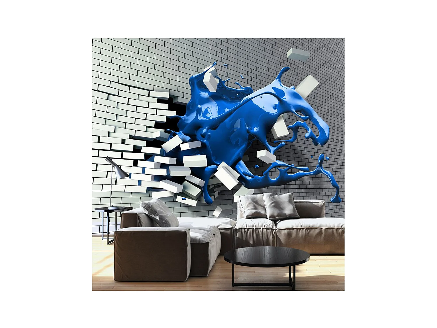 Papier Peint "Muse de Sapphire" 210 x 300 cm