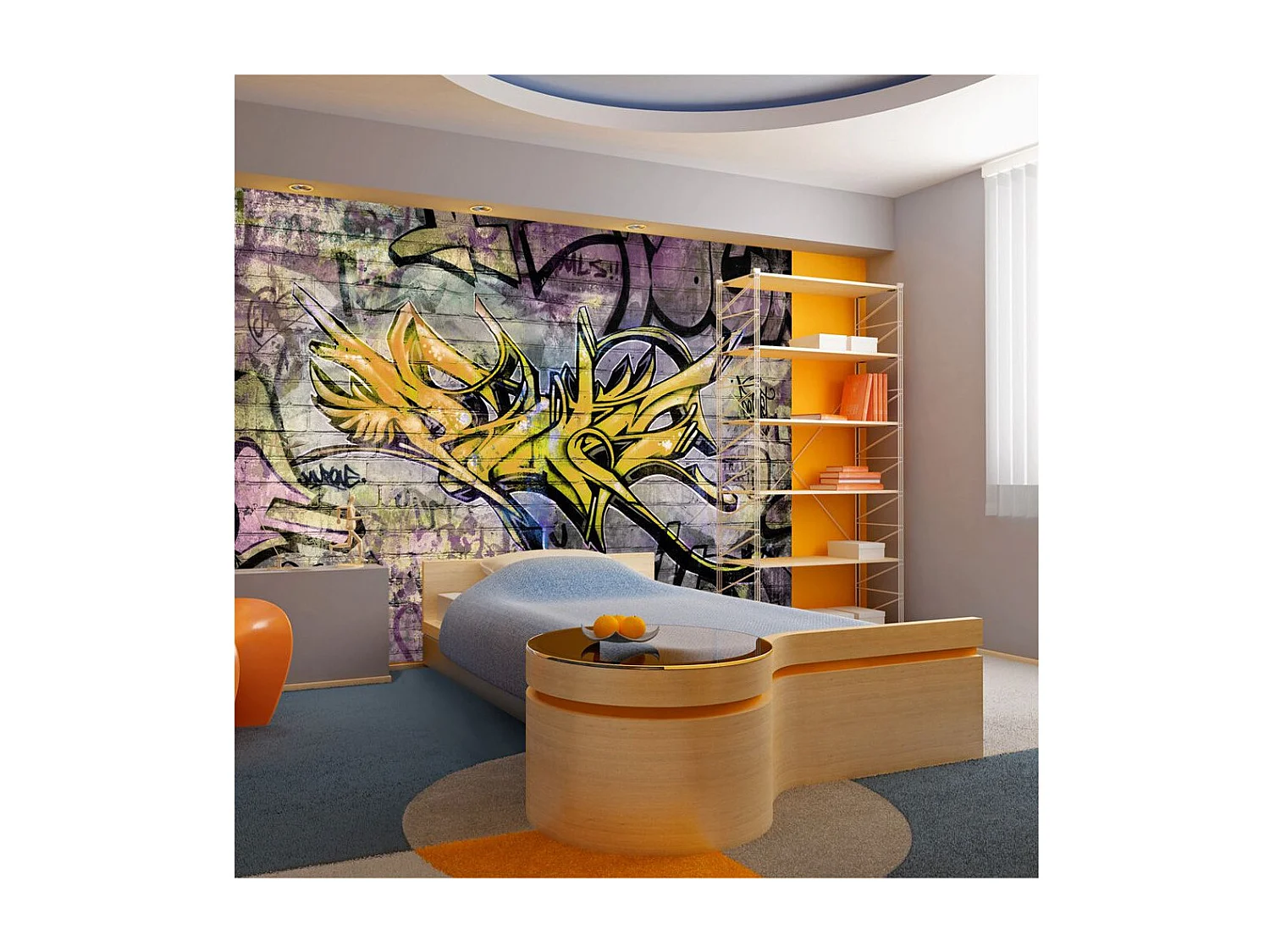 Papier Peint "Stunning Graffiti" 245 x 350 cm