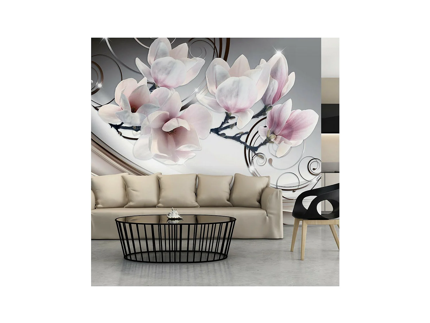 Papier Peint "Belle Magnolia" 105 x 150 cm