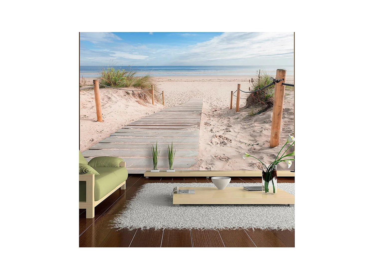 Papier Peint "Sur la Plage" 175 x 250 cm