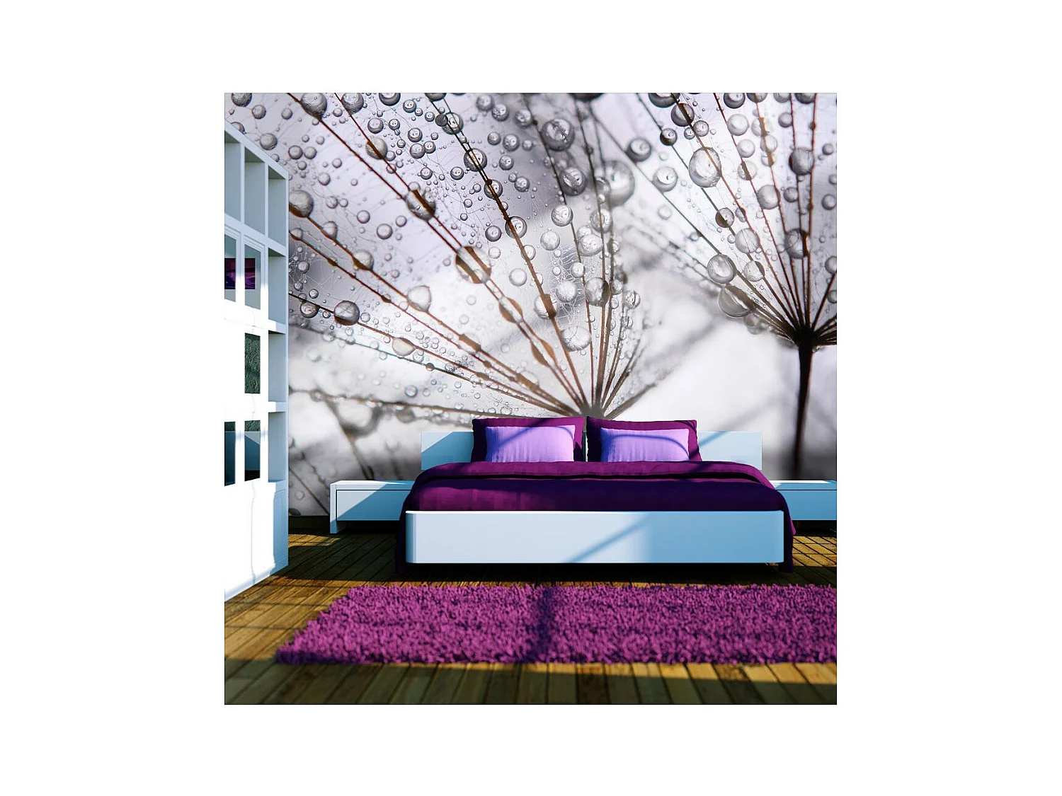 Papier Peint "Pissenlit & Rosée du Matin" 270 x 350 cm