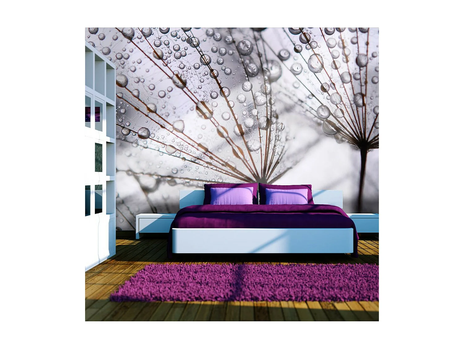 Papier Peint "Pissenlit & Rosée du Matin" 270 x 350 cm