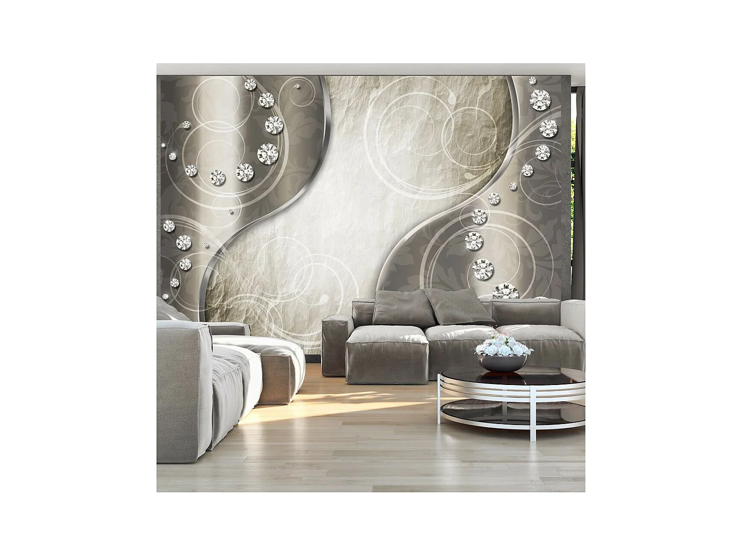 Papier Peint "Diamond Route" 210 x 300 cm