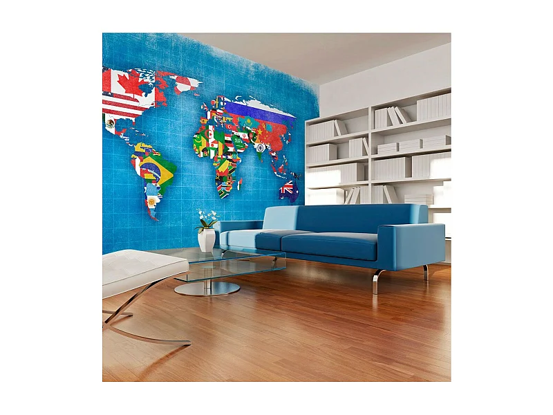 Papier Peint "Flags of Countries" 231 x 300 cm