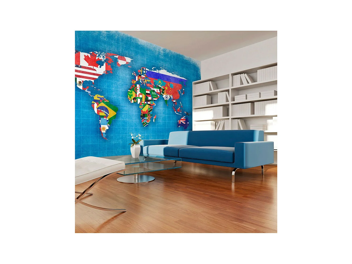 Papier Peint "Flags of Countries" 231 x 300 cm