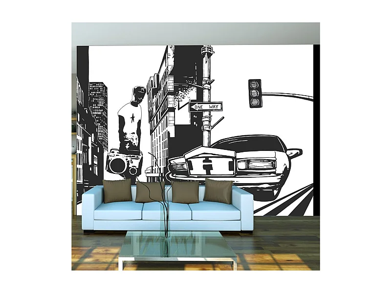 Papier Peint "Style Urbain" 154 x 200 cm