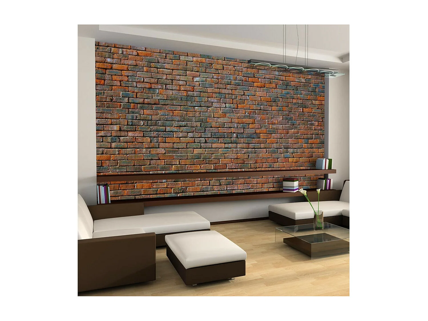 Papier Peint XXL "Mur en Briques" 270x550cm