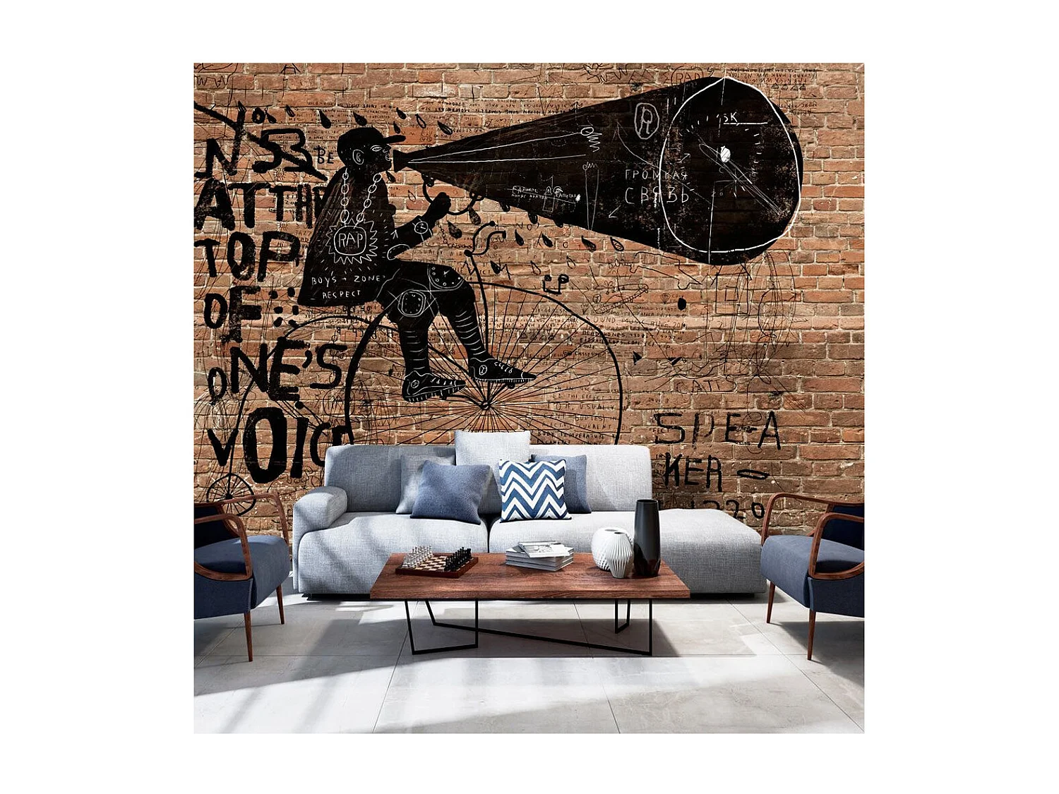 Papier Peint "City News" 210 x 300 cm