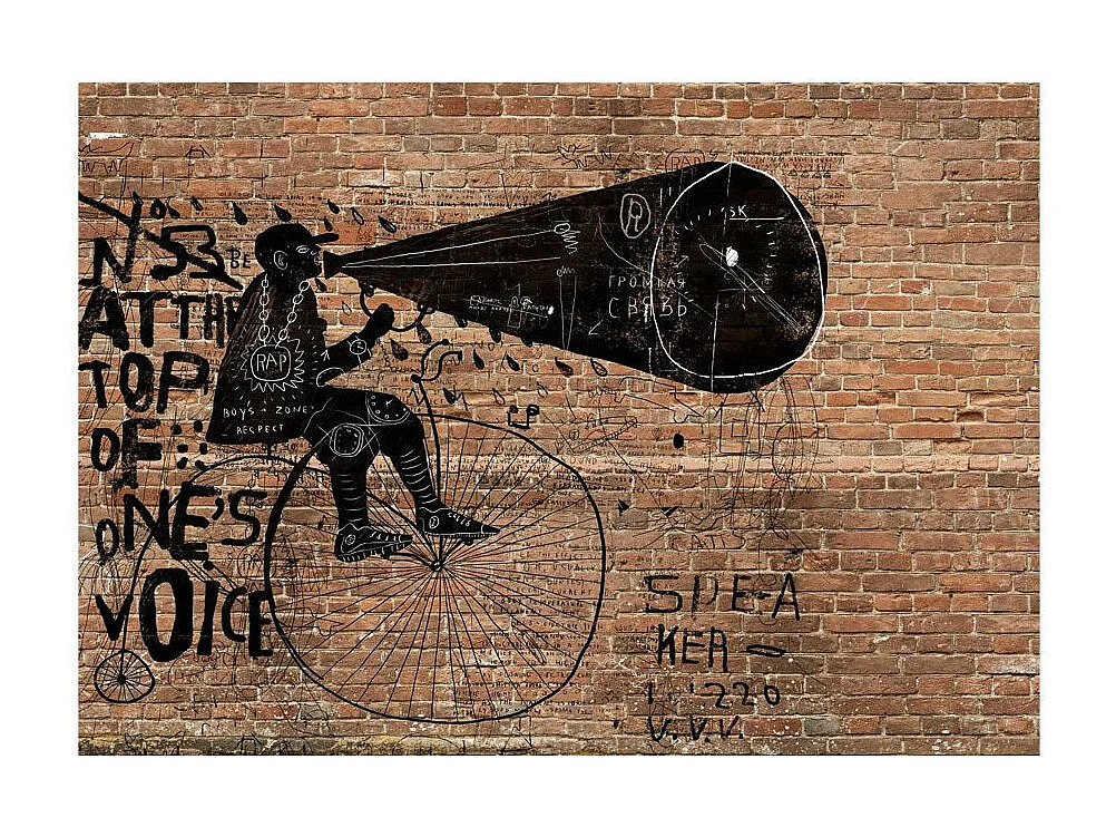 Papier Peint "City News" 210 x 300 cm