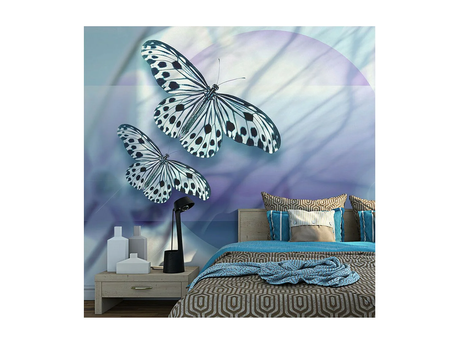 Papier Peint "Planet of Butterflies" 154 x 200 cm