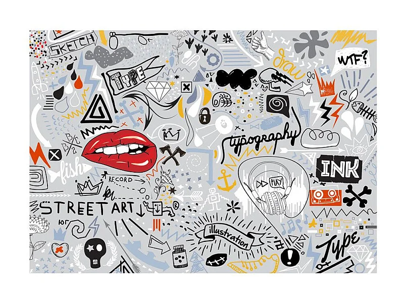 Papier Peint "Stream of Thought" 105 x 150 cm