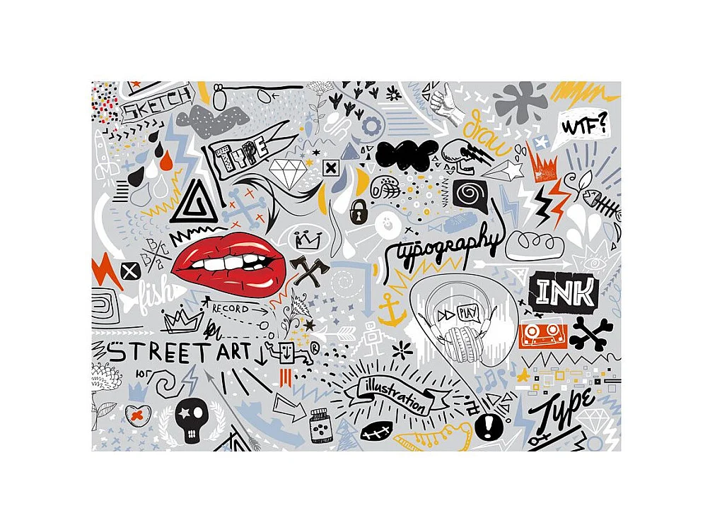 Papier Peint "Stream of Thought" 105 x 150 cm