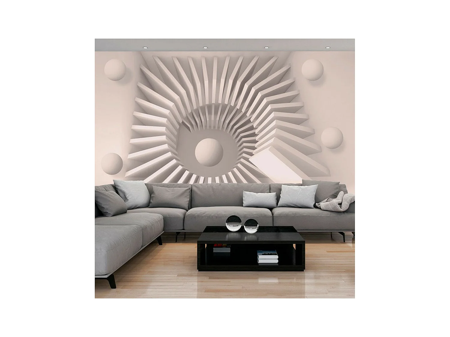 Papier Peint "Sand Chamber" 245 x 350 cm