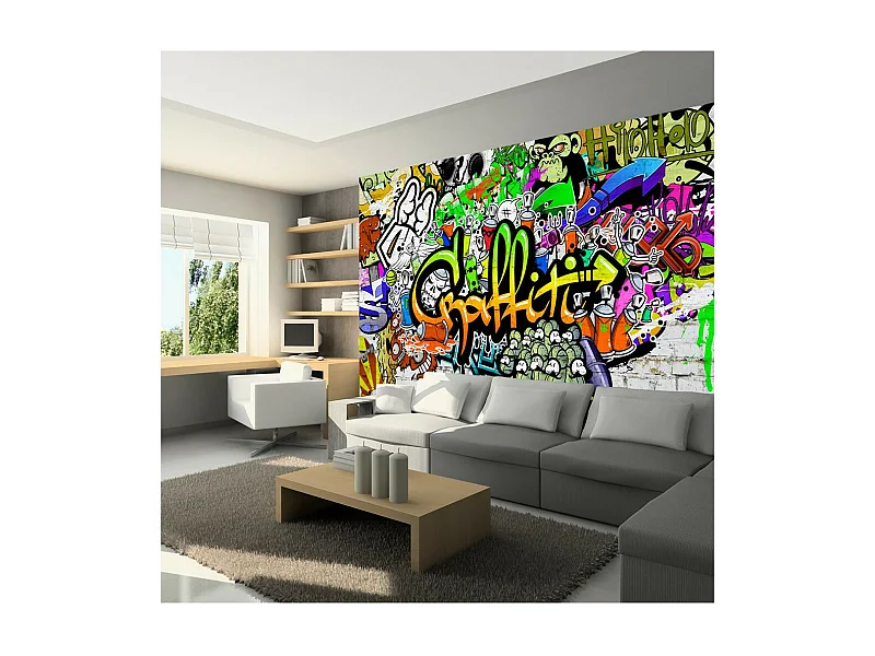 Papier Peint "Graffiti on the Wall" 280 x 400 cm
