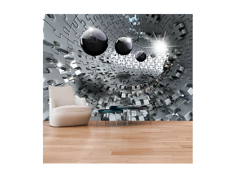 Papier Peint "Puzzle Tunnel" 105 x 150 cm