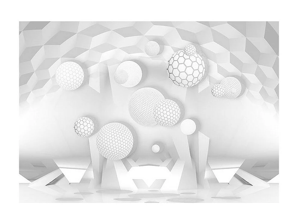 Papier Peint "Circles in the Space" 70 x 100 cm