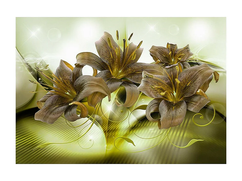 Papier Peint "Ecstatic Green" 210 x 300 cm