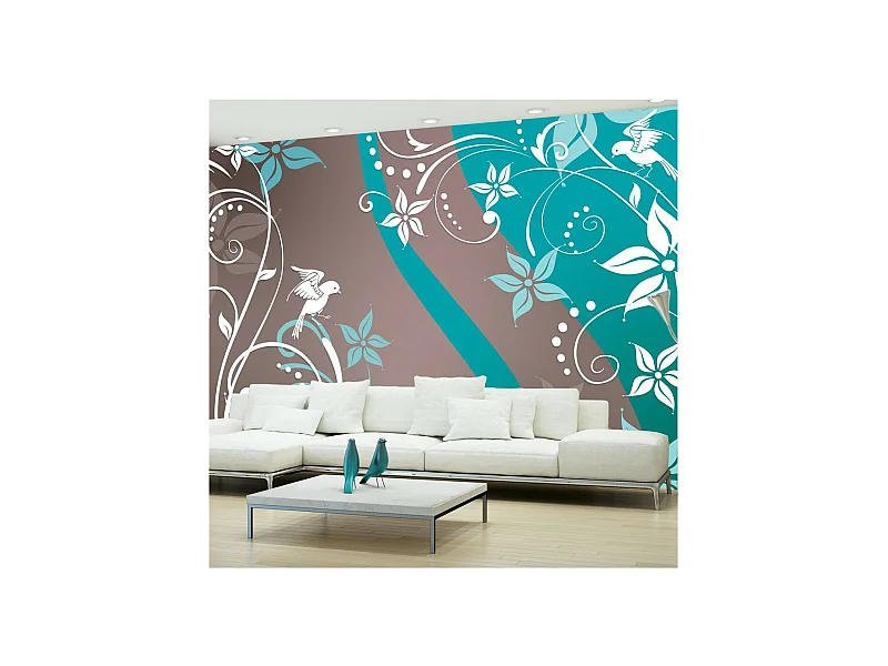 Papier Peint "Floral Fantasy III" 70 x 100 cm