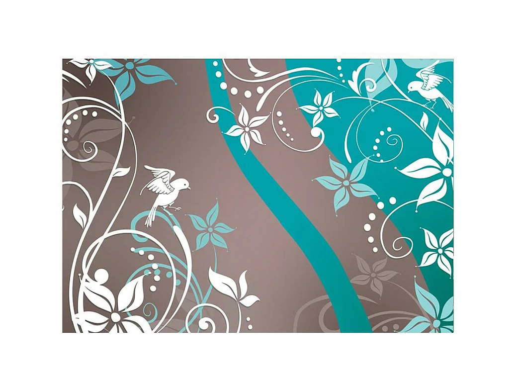 Papier Peint "Floral Fantasy III" 70 x 100 cm