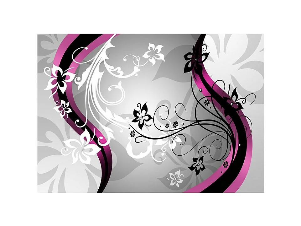 Papier Peint "Mosaïque Florale" 245 x 350 cm