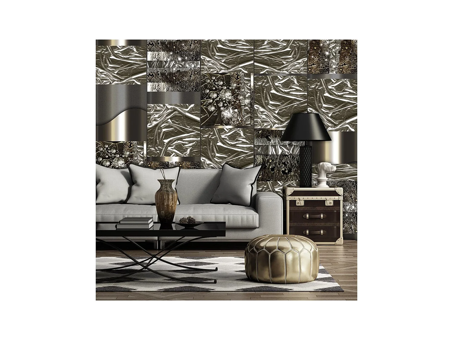 Papier Peint "Diversitas" 50x1000cm