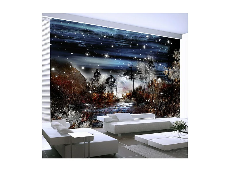 Papier Peint "Nuit dans la Foret" 105 x 150 cm