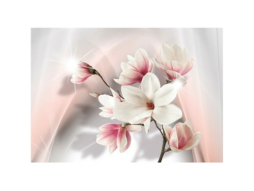 Papier Peint "White Magnolias" 105 x 150 cm