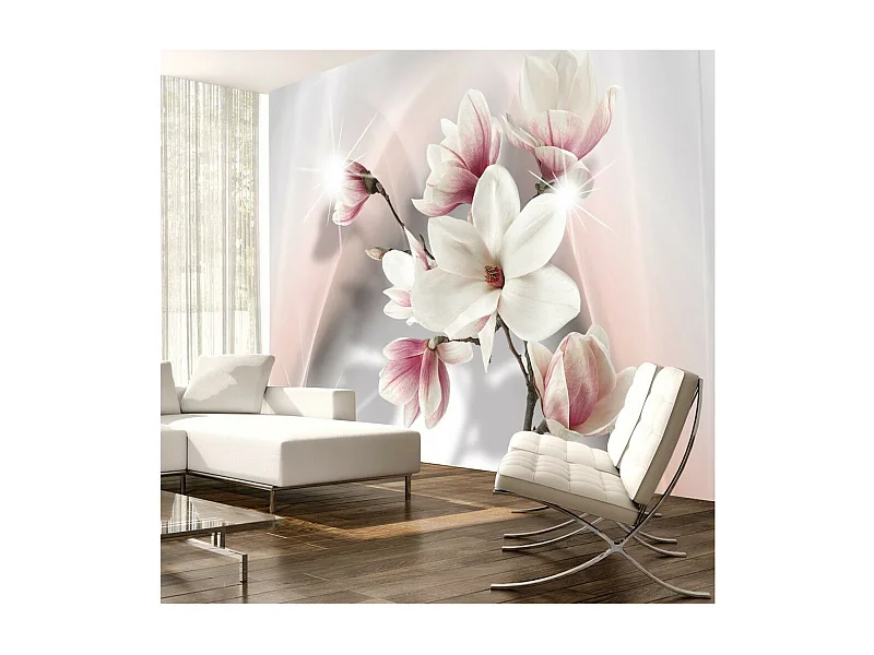Papier Peint "White Magnolias" 105 x 150 cm
