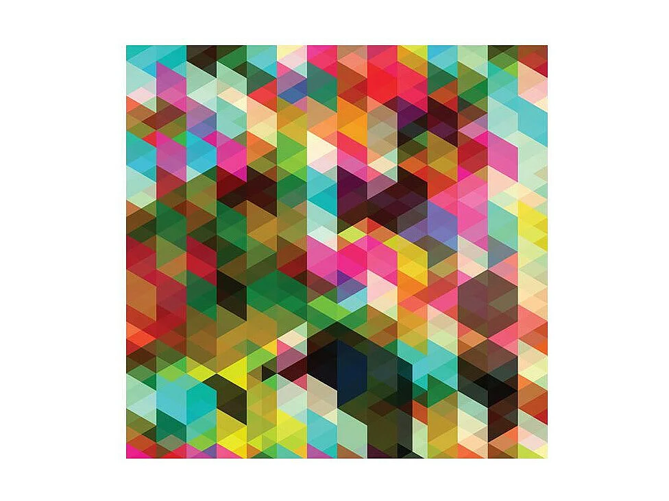 Papier Peint "Colourful Geometry" 231 x 300 cm