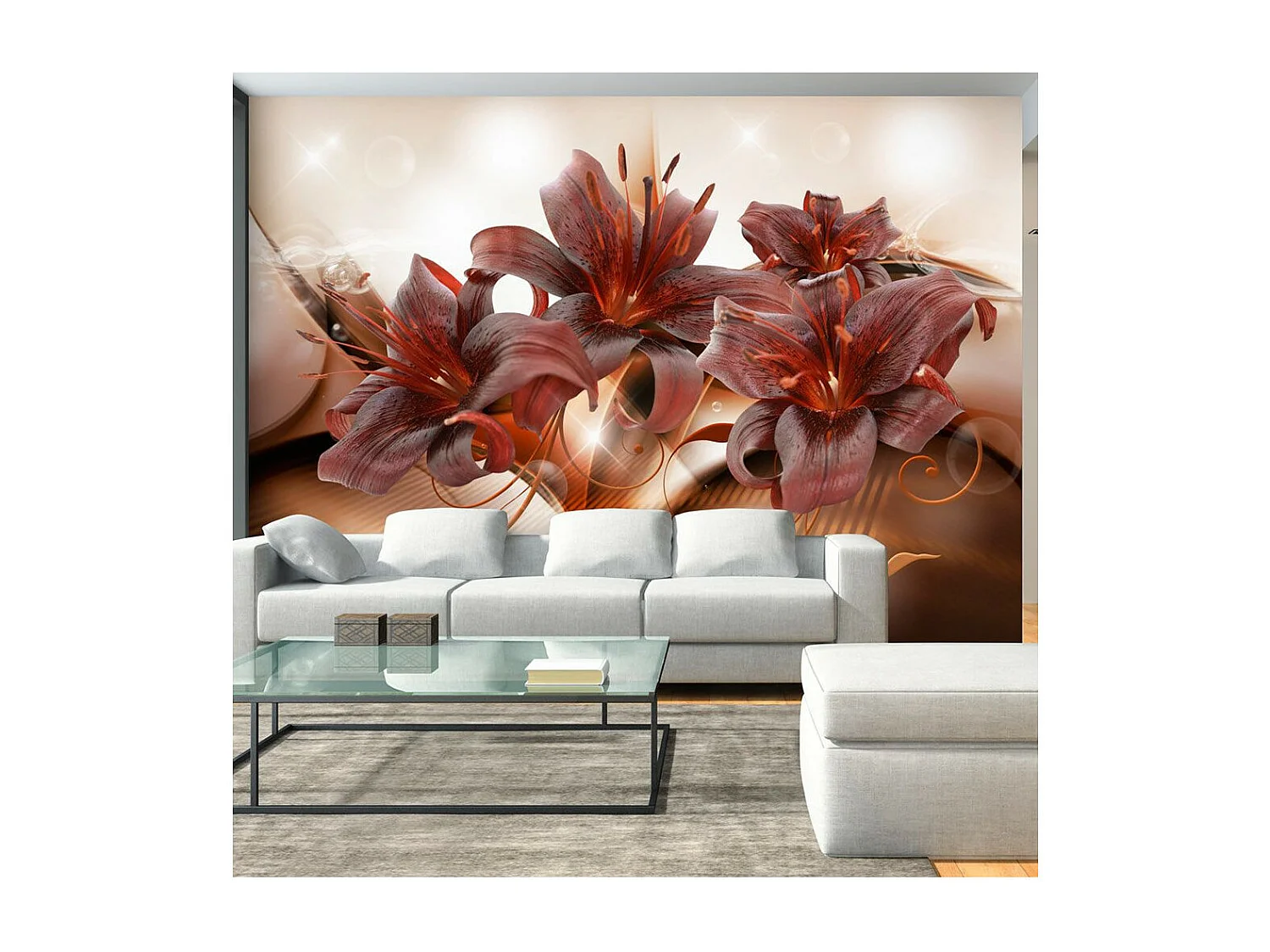 Papier Peint "Fiery Temperament" 105 x 150 cm