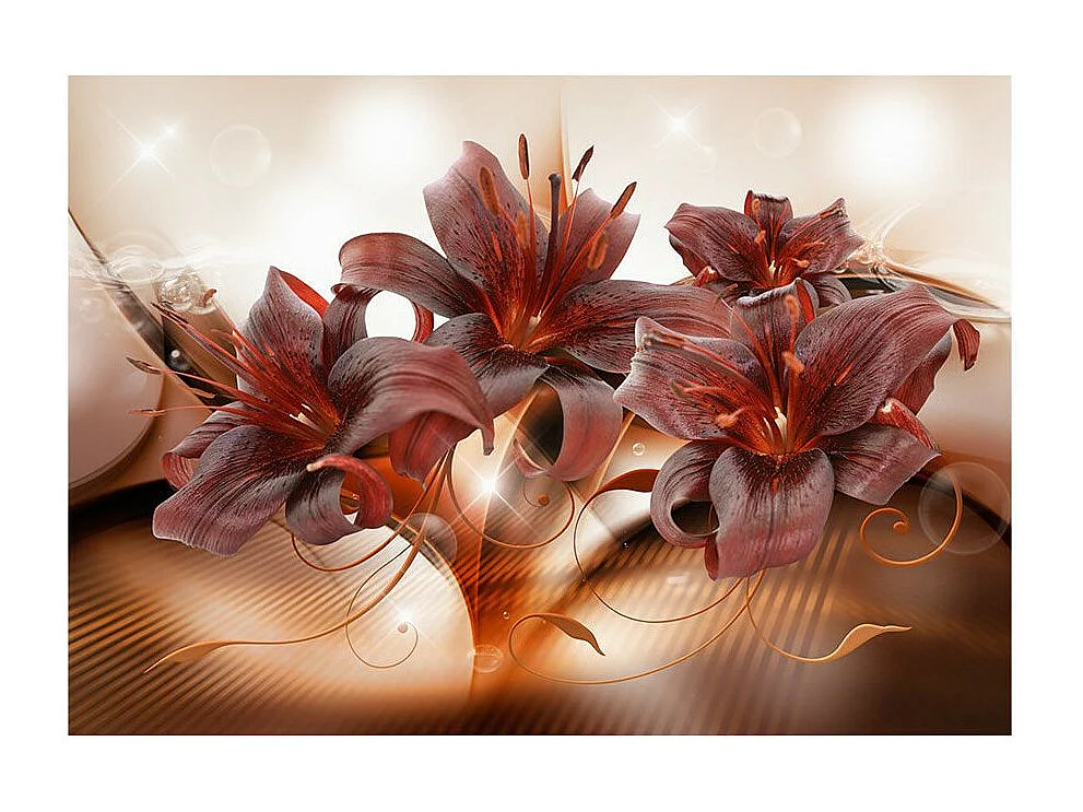 Papier Peint "Fiery Temperament" 105 x 150 cm